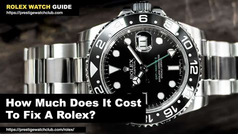 rolex repair cost